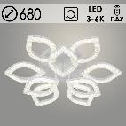 Люстра 2164/6+3C WH белый 198W LED 3000-6000K ПДУ(ИК) диммер d680 h150, SSH24