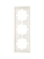 Рамка 3-мест. горизонт. ZIMA слон. кость LEZARD 704-9000-148