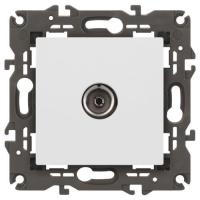 Розетка телевизионная одиночная TV Elegance 14-3101-01М матов. бел. Эра Б0065813