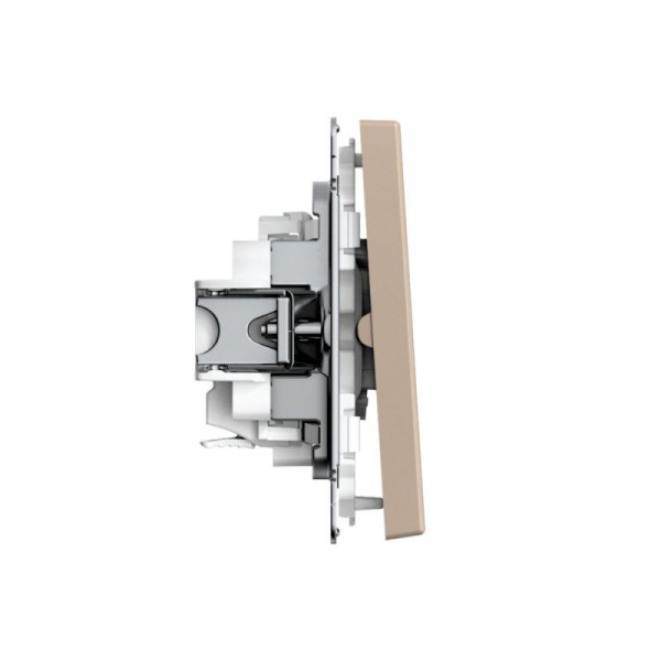 Выключатель 2-кл. ArtGallery 10AX быстрозажим. клем. механизм песочн. SE GAL001251S