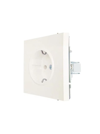 Розетка 1-мест. с/з ПБТ СП ZIMA IP20 16А безвинт. зажим слон. кость LEZARD 704-9088-122BQC