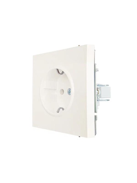Розетка 1-мест. с/з ПБТ СП ZIMA IP20 16А безвинт. зажим слон. кость LEZARD 704-9088-122BQC