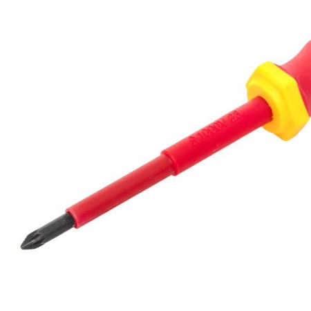 Отвертка PZ1х80мм Master 1000В Basic EKF pz-1-80-mas-in