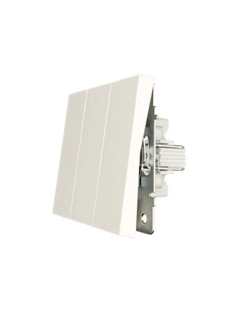 Выключатель 3-кл. СП ZIMA IP20 10А безвинт. зажим слон. кость LEZARD 704-9088-109QC