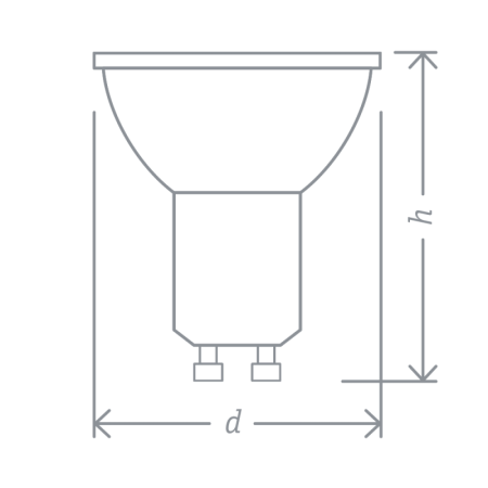 Лампа светодиодная 94 226 NLL-PAR16-7-230-3K-GU10 7Вт 3000К тепл. бел. GU10 480лм 220-240В Navigator 94226