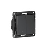 Выключатель 2-кл. AtlasDesign Smart 10А (сх. 5) L+N с подсветкой Zigbee механизм карбон SE ATN001053Z