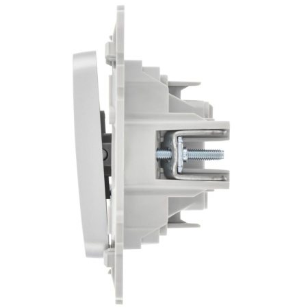 Выключатель 1-кл. СП FLITE ВС11-1-0-ФлА 10А механизм алюм. IEK FI-V10-0-10-1-K47