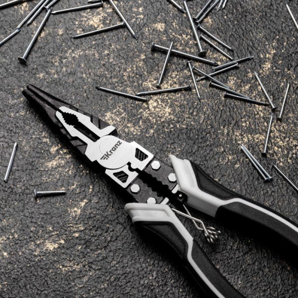 Тонкогубцы многофункциональные универсальные 200мм Kranz KR-12-4653-5