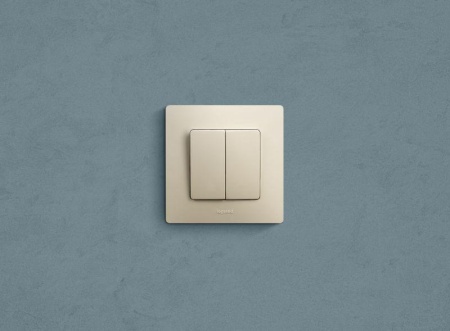 Выключатель 2-кл. СП Etika 10А IP20 250В 10AX безвинтов. зажимы механизм сл. кость IEK 672302