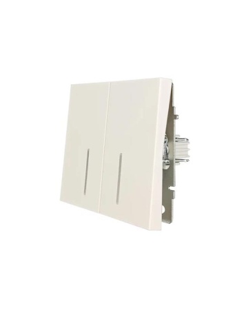 Выключатель 2-кл. с индик. СП ZIMA IP20 10А безвинт. зажим слон. кость LEZARD 704-9088-112QC