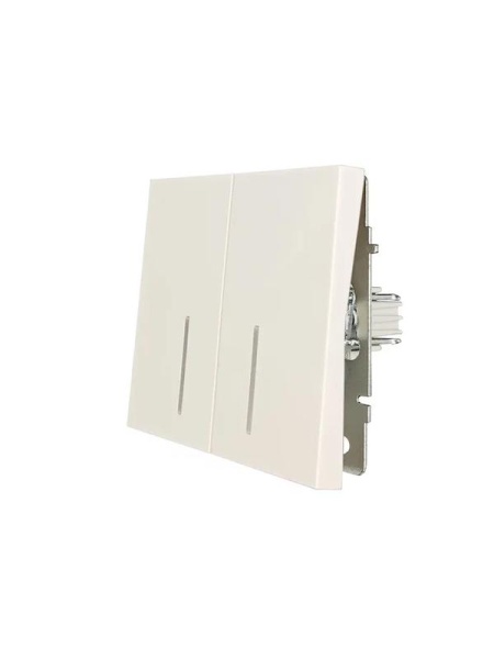 Выключатель 2-кл. с индик. СП ZIMA IP20 10А безвинт. зажим слон. кость LEZARD 704-9088-112QC