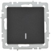 Выключатель 1-кл. СП BRITE ВС10-1-1-БрЧ 10А с индик. механизм черн. IEK BR-V10-1-10-K02