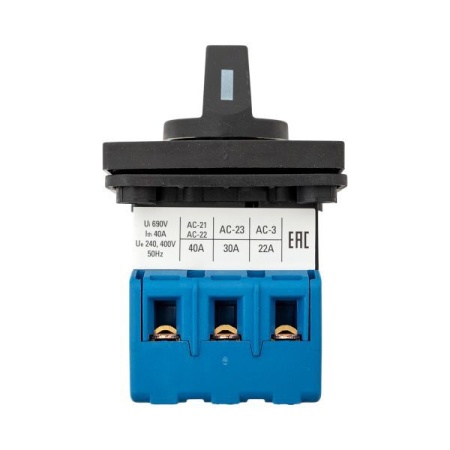 Переключатель кулачковый ПК-2-13 3П 40А "ВКЛ-ВЫКЛ" EKF pk-2-13-40