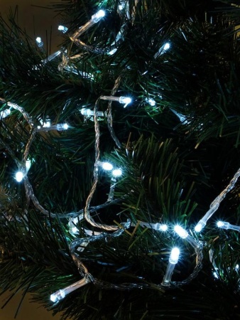 Гирлянда ILD100C-TW 100LED бел. 5м провод прозр. Shlights 4690601042750
