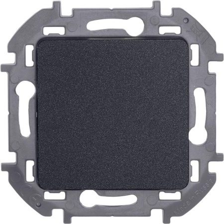 Выключатель 1-кл. Inspiria 10А IP20 250В 10AX механизм антрацит IEK 673603