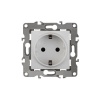 Розетка 1-м СП Эра12 12-2101-01 16А IP20 16AX 250В 2P+E Schuko механизм бел. Эра Б0014675