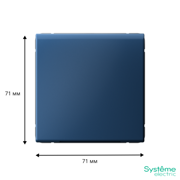 Вывод кабеля ArtGallery механизм аквамарин SE GAL001199