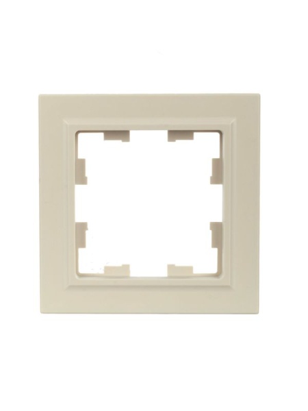 Рамка 1-м BRITE РУ-1-БрКр беж. IEK BR-M12-K10