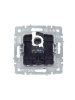 Розетка компьютерная СП RJ45 кат.5E BRITE РК10-БрКр механизм беж. IEK BR-K10-1-K10