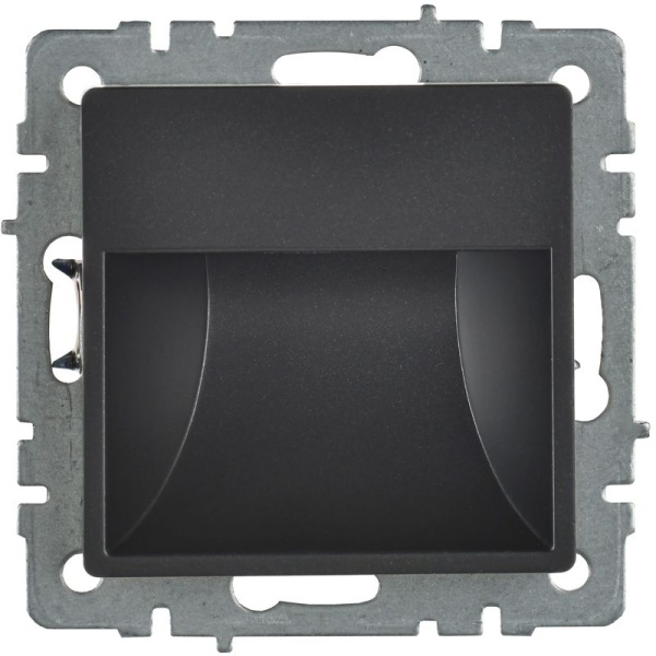 Подсветка светодиодная BRITE встраив. ПЛ20-БрЧ механизм черн. IEK BR-FL20-K02