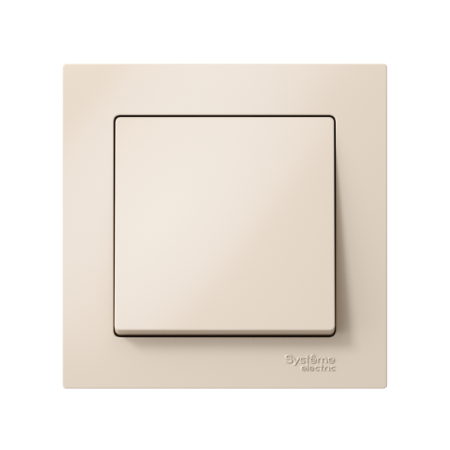 Выключатель 1-кл. СП AtlasDesign 10А IP20 (сх. 1) 10AX в сборе беж. SE ATN000212