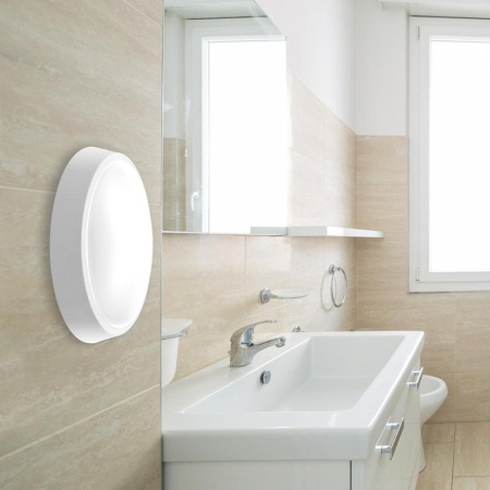 Светильник светодиодный "Банник" PBH-PC-OA 12Вт 4000К IP65 ЖКХ ДБП пылевлагозащ. JazzWay 1024602A