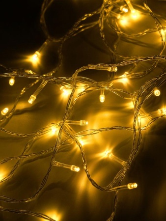 Гирлянда AC-G01-120Y 120LED 12.8м 8реж. 220В желт. ФАZА 5047631