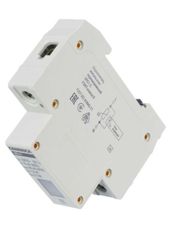 Ограничитель перенапряжения ОПС1-C 1Р 10/40кА 230В GENERICA MOP20-1-C-G