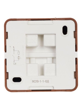 Выключатель 1-кл. ОП Октава 10А IP20 ВС20-1-1-ОД с индикацией дуб GENERICA EVO11-K04-10-DC