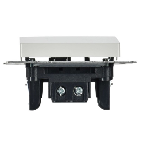 Выключатель 1-кл. СП BRITE ВС10-1-4-БрБ 10А самовозвратн. механизм бел. IEK BR-V14-0-10-K01