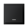 Выключатель 1-кл. ArtGallery (сх. 1а) 10AX с подсветкой механизм карбон SE GAL001013