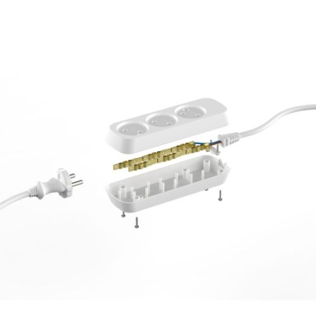 Удлинитель 3х3м без заземл. ШВВП 2х0.75 UDL-6-330 Greenline Эра Б0065041