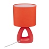 Светильник настольный JH2-01-og E14 IP20 170х100х300мм керамика; ткань; PVC-пластик оранж. JazzWay 5062290