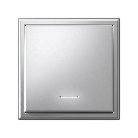 Выключатель 1-кл. ArtGallery (сх. 1а) 10AX с подсветкой механизм алюм. SE GAL000313