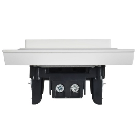 Выключатель 1-кл. СП BRITE ВСР10-1-0-БрАБ 10А в сборе арктич. бел. IEK BR-V10-0-10-K91-F