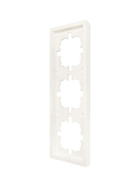 Рамка 3-мест. горизонт. ZIMA слон. кость LEZARD 704-9000-148