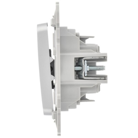 Выключатель 2-кл. СП FLITE ВС12-1-0-ФлА 10А механизм алюм. IEK FI-V20-0-10-1-K47