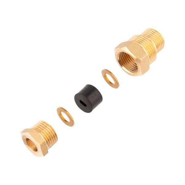 Комплект для ввода кабеля в трубу (сальник) с двойн. резьбой 1/2 и 3/4 PROCONNECT 51-0610-2