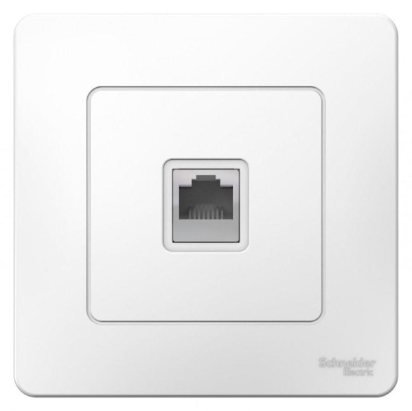 Розетка телефонная 1-м СП Blanca RJ11 бел. SE BLNIS011001