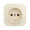 Розетка 1-м ОП Quteo 16А IP20 2P без заземл. без защ. шторок сл. кость Leg 782240
