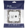 Розетка компьютерная + телевизионная Elegance 14-3110-01М RJ45+TV матов. бел. Эра Б0065767
