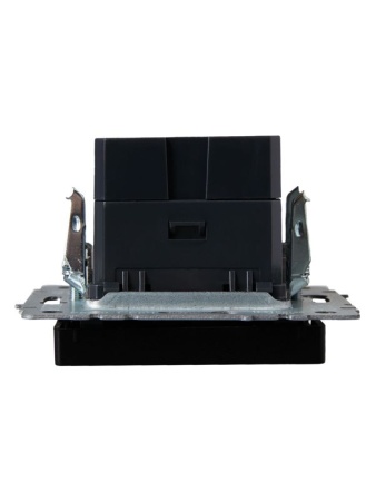 Розетка BRITE USB A+A 3.1А РЮ10-1-БрЧ механизм черн. IEK BR-U21-D31-K02