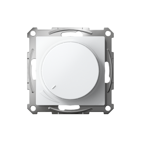 Светорегулятор поворотно-нажимной AtlasDesign 400Вт механизм бел. SE ATN000123