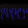 Гирлянда "Бахрома" OIC100LSE-B-T-I4-F 100LED син./бел. 2х0.5м 20 нитей 24/56/32/48см соединяемая до 20шт уличная мерцающая SHLights 4690601034991
