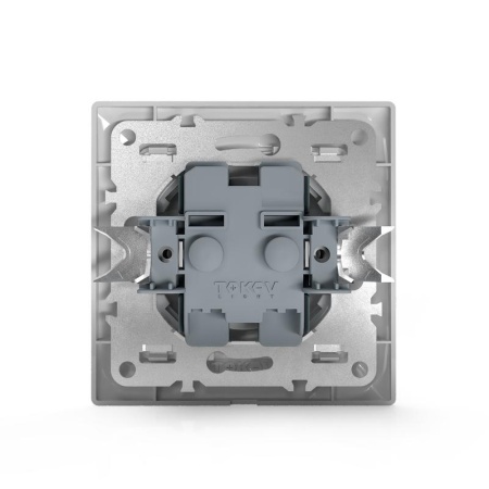 Розетка 1-м СП AVA 16А IP20 без заземл. без защ. шторок в сборе бел. TOKOV LIGHT TKL-AV-R1F-C01