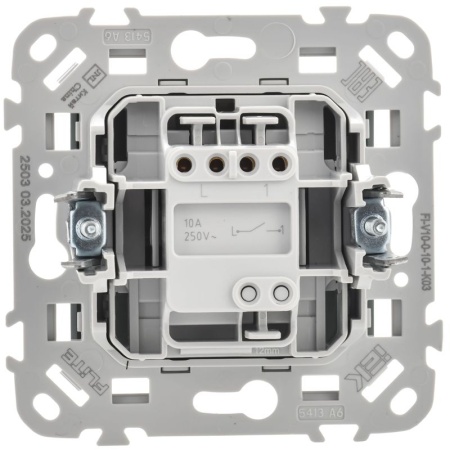 Выключатель 1-кл. СП FLITE ВС11-1-0-ФлС 10А механизм сер. IEK FI-V10-0-10-1-K03