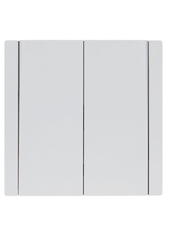 Выключатель проходной 2-кл. СП FORTE&PIANO 10А FP207 бел. IEK FP-V22-0-10-1-K01