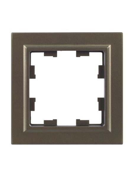 Рамка 1-м BRITE РУ-1-БрШ шампань IEK BR-M12-K37