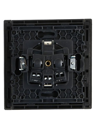 Розетка СП FORTE&PIANO FP315 16А с заземл. защ. шторки винт. крепл. сер. IEK FP-R14-16-K03