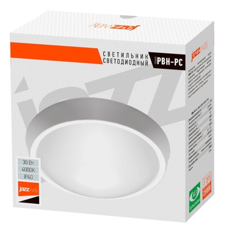 Светильник светодиодный "Банник" PBH-PC-RA 30Вт 4000К IP65 ЖКХ ДБП пылевлагозащ. white Pro JazzWay 5020801